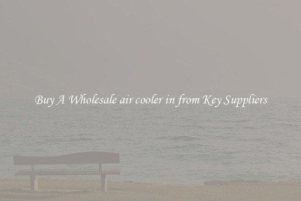 Buy A Wholesale air cooler in from Key Suppliers