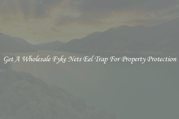 Get A Wholesale Fyke Nets Eel Trap For Property Protection