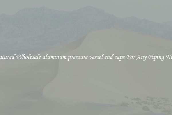 Featured Wholesale aluminum pressure vessel end caps For Any Piping Needs