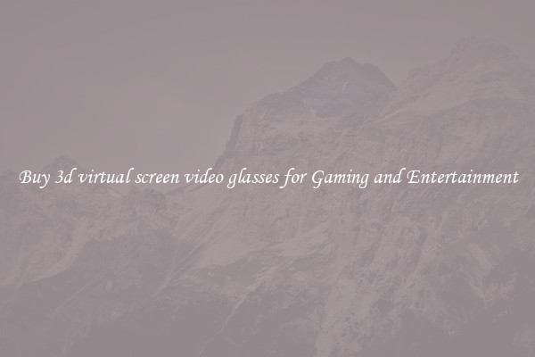Buy 3d virtual screen video glasses for Gaming and Entertainment